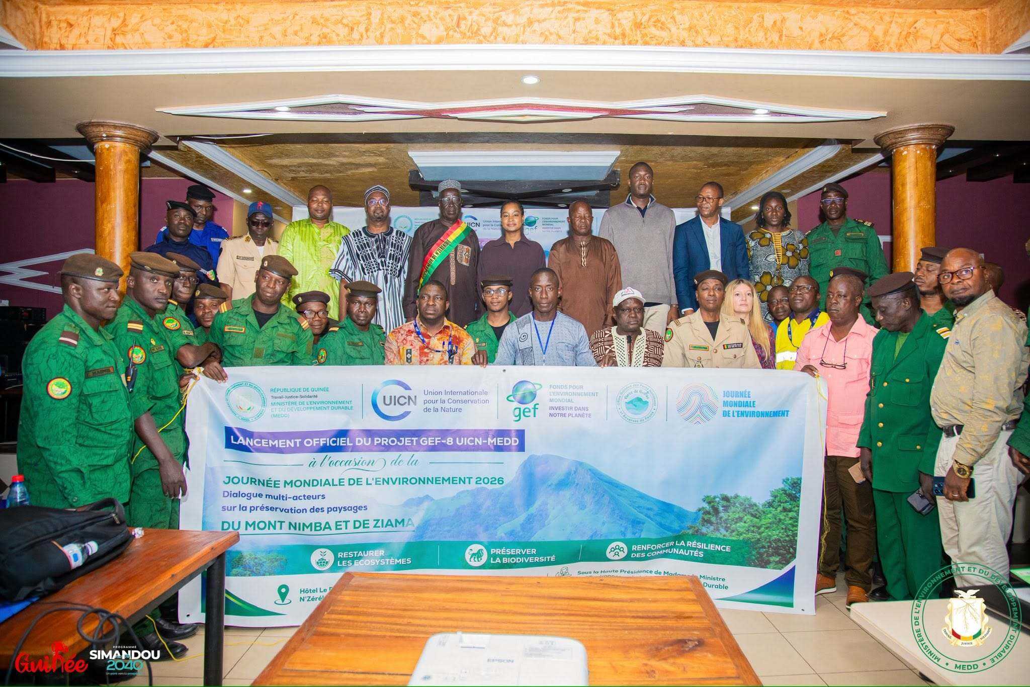 Group photo from Guinea country project launch