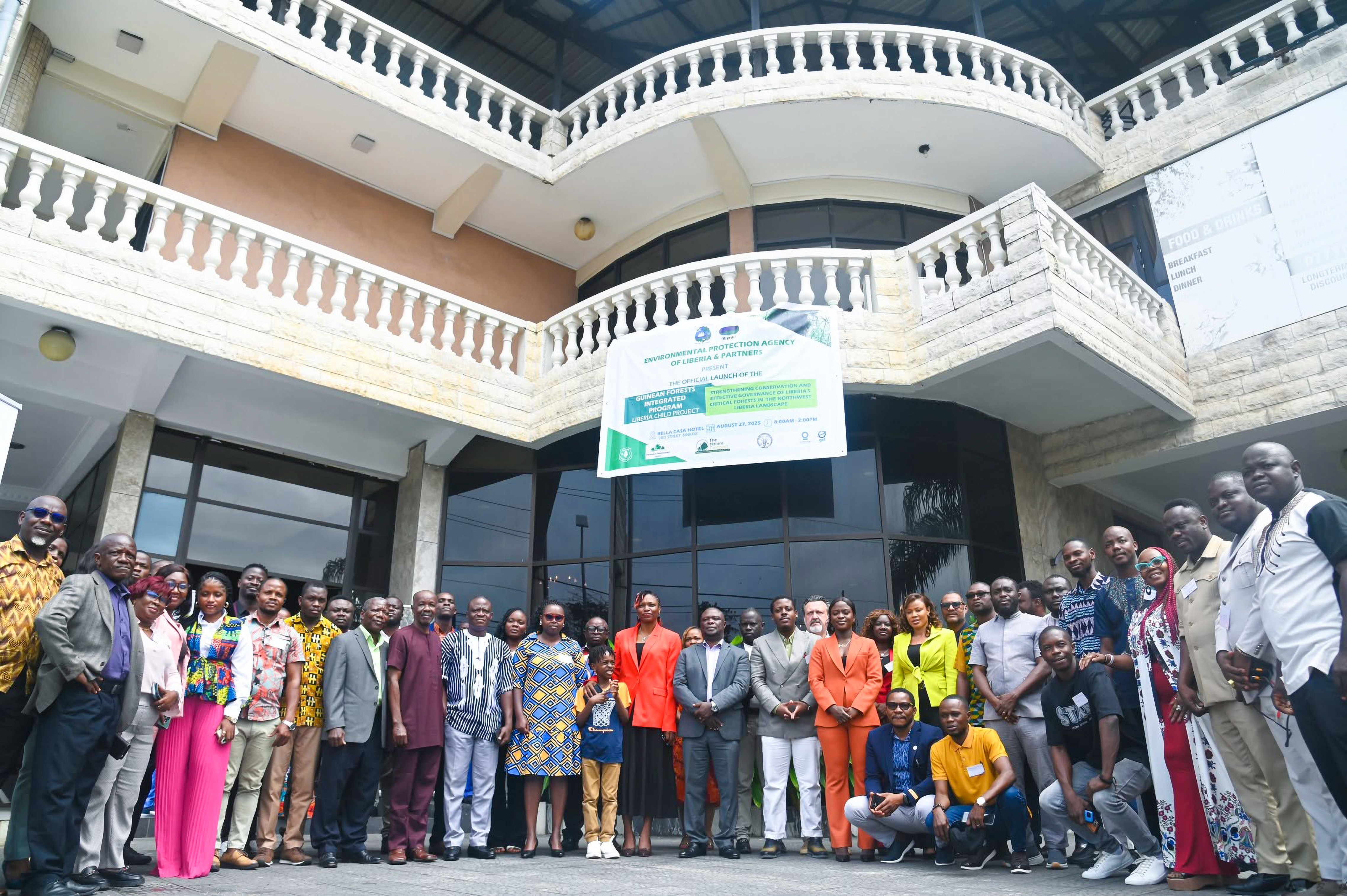 Group photo of Guinea country project launch