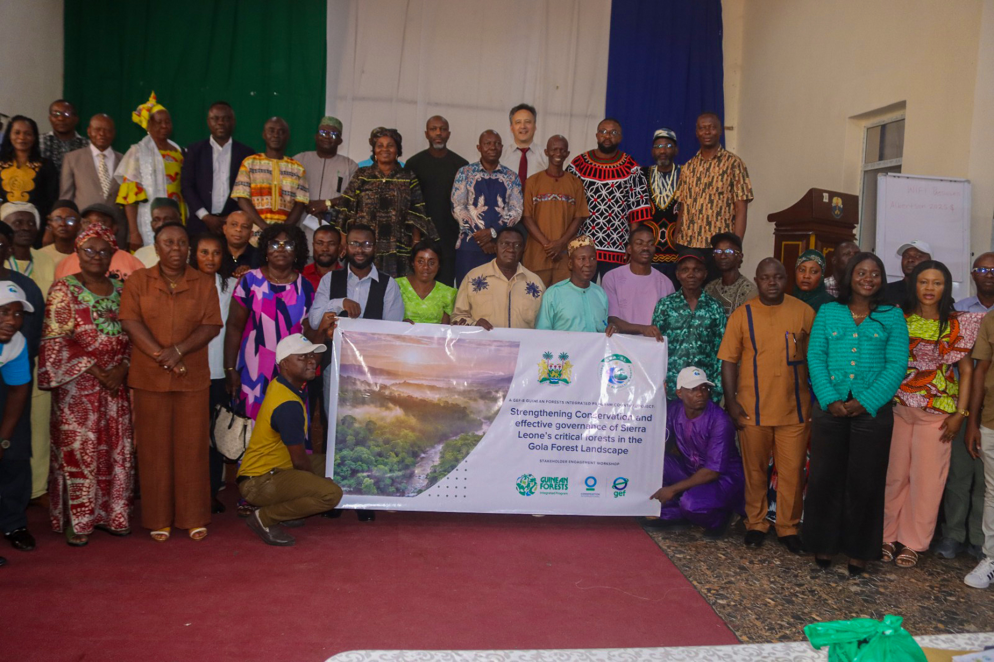 Group photo of Guinea country project launch