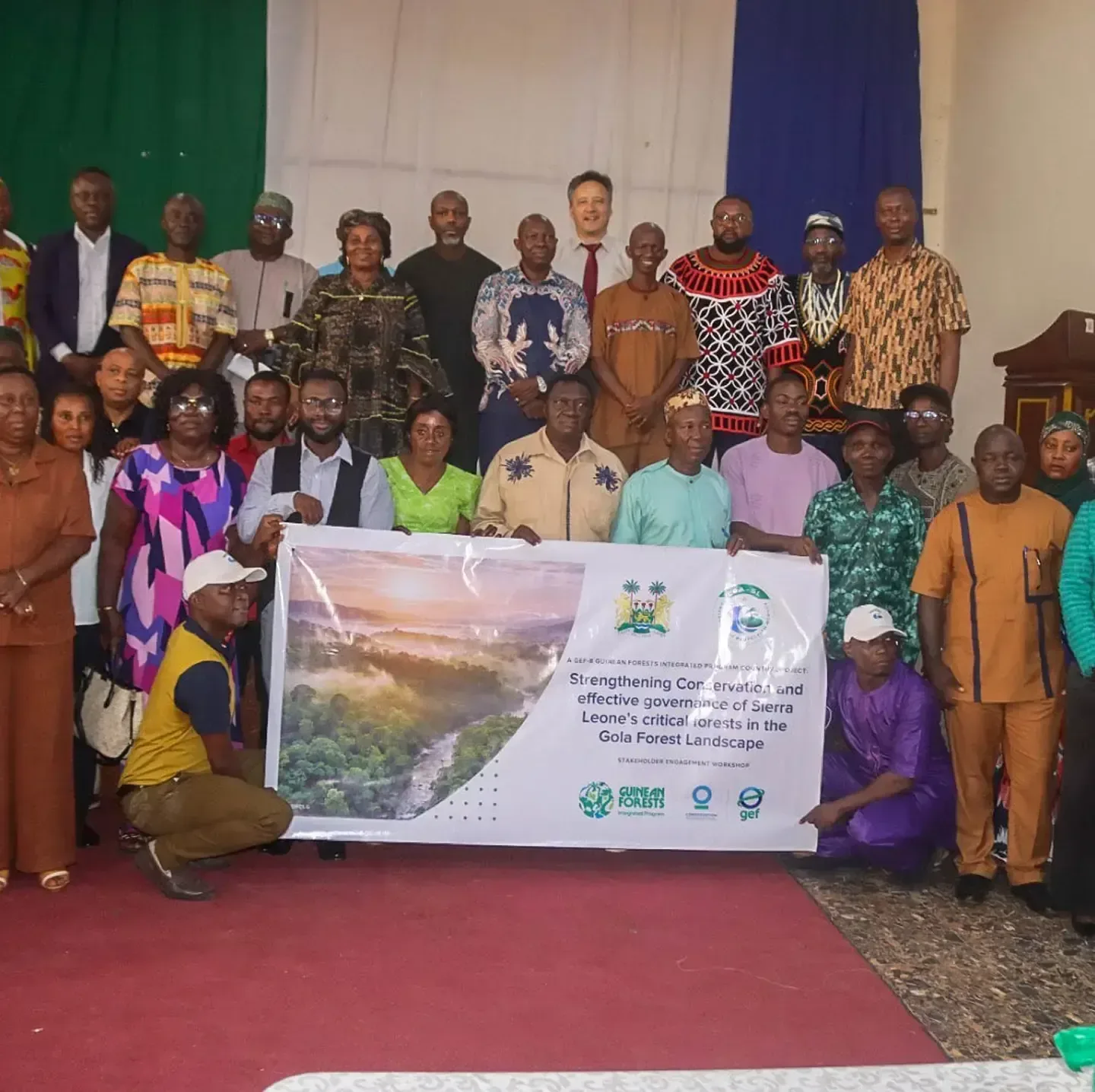 Participants at a stakeholder engagement workshop.